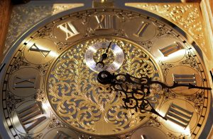 Golden clock